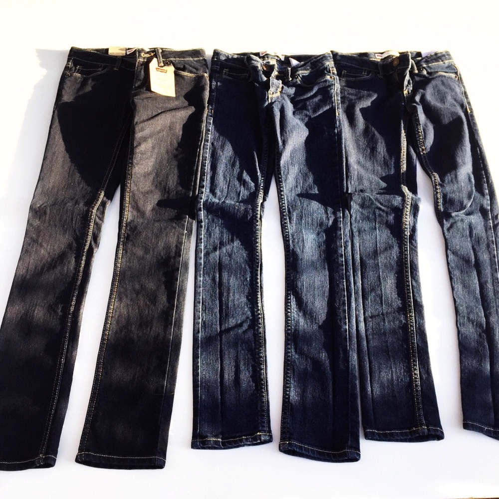 LEVI’s skinny jeans bundle, kids size 10